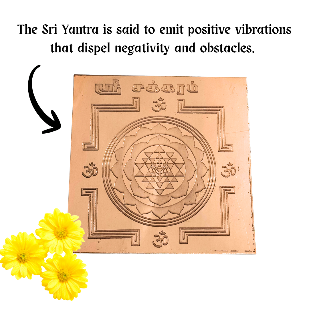 Sri Chakra Yantra Copper 3 inch
