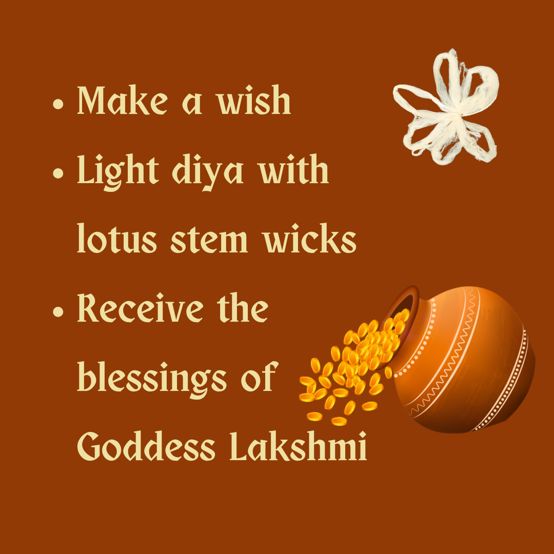 Lotus Wicks, Thamarai Thandu Thiri 10 Nos.