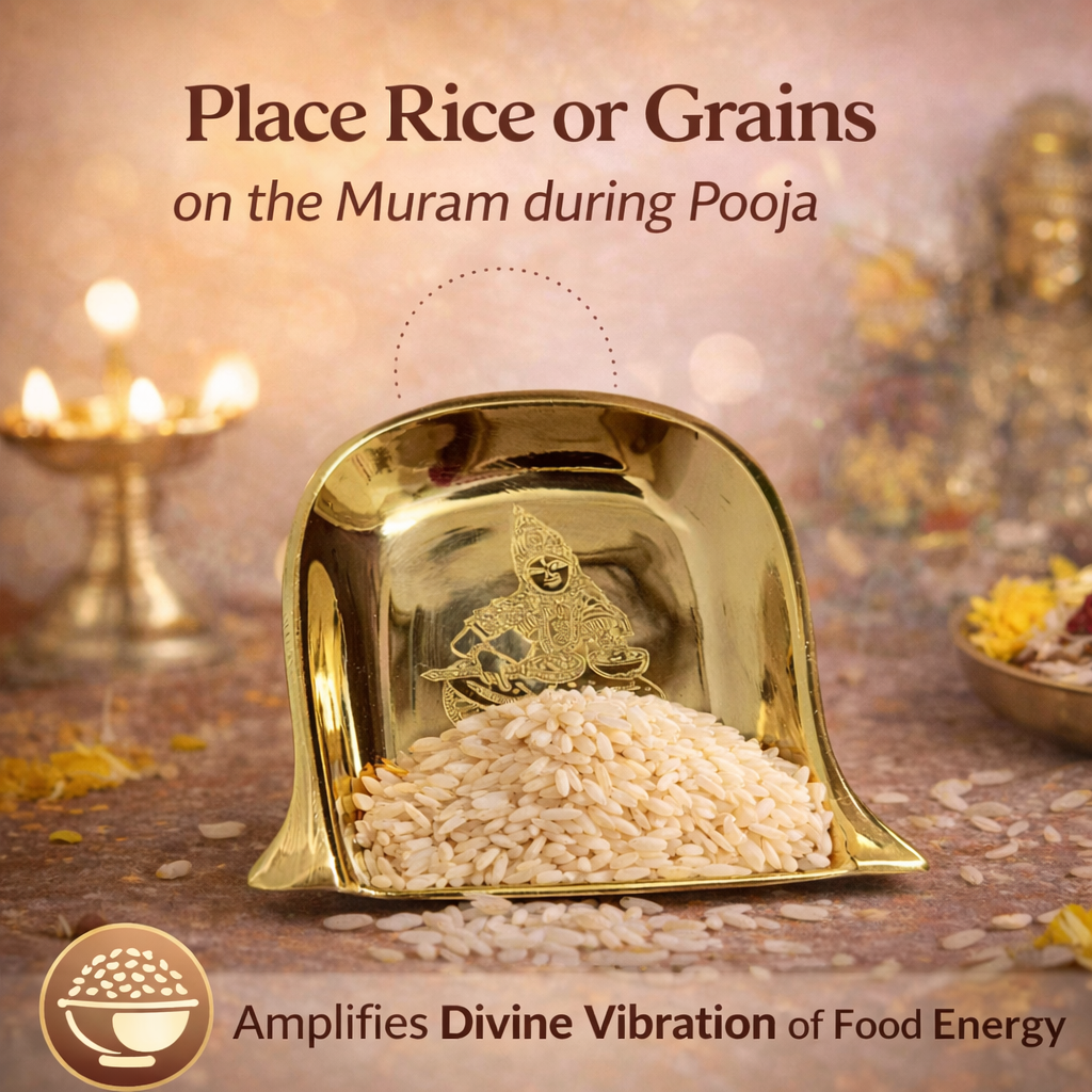 AnnaPoorani Brass muram for Pooja