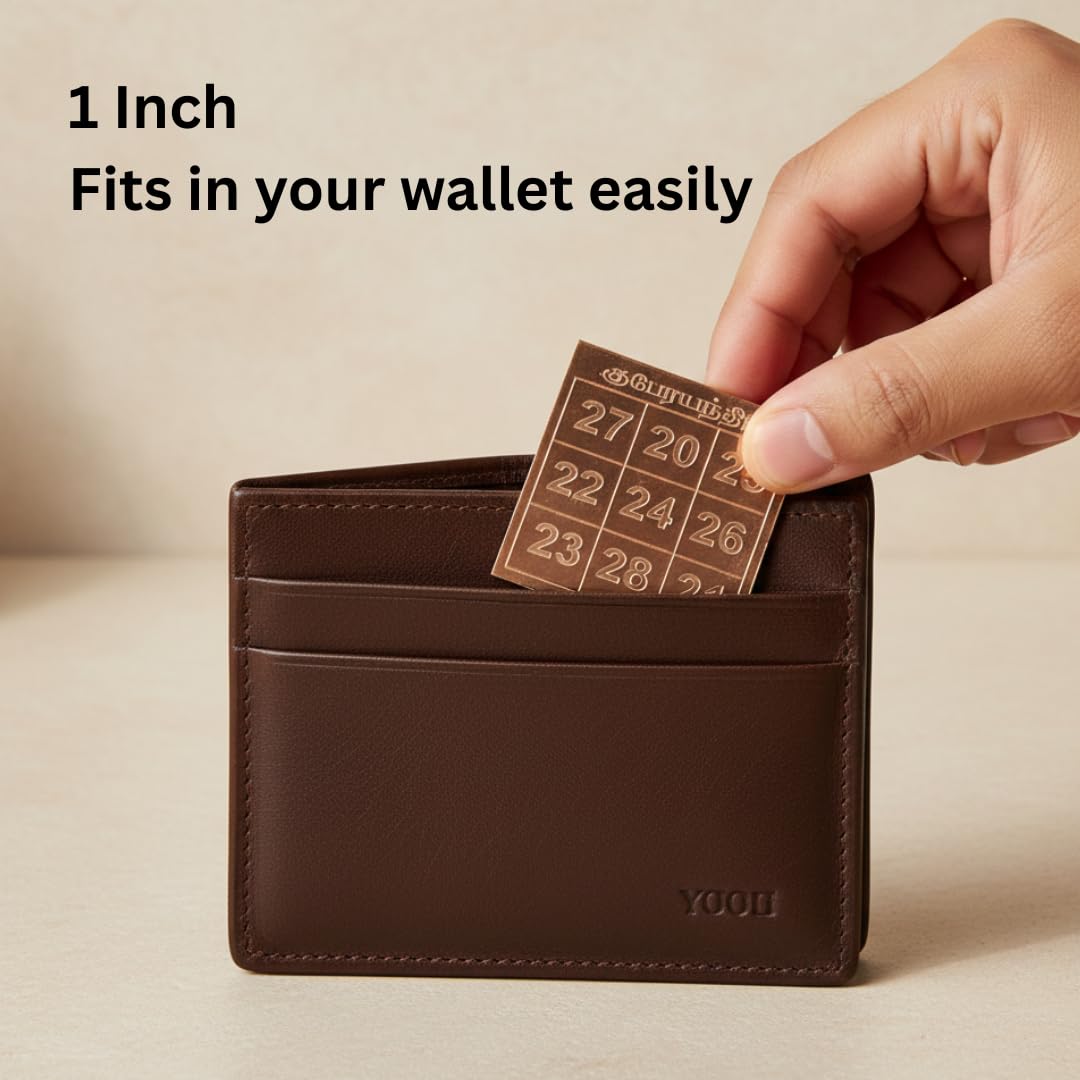 Kuber Yantra for Wallet (2 pcs)