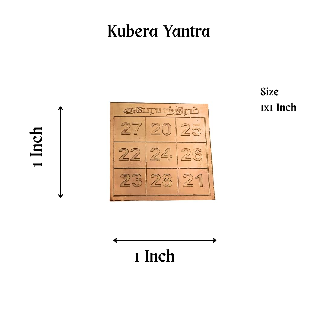 Kuber Yantra for Wallet (2 pcs)