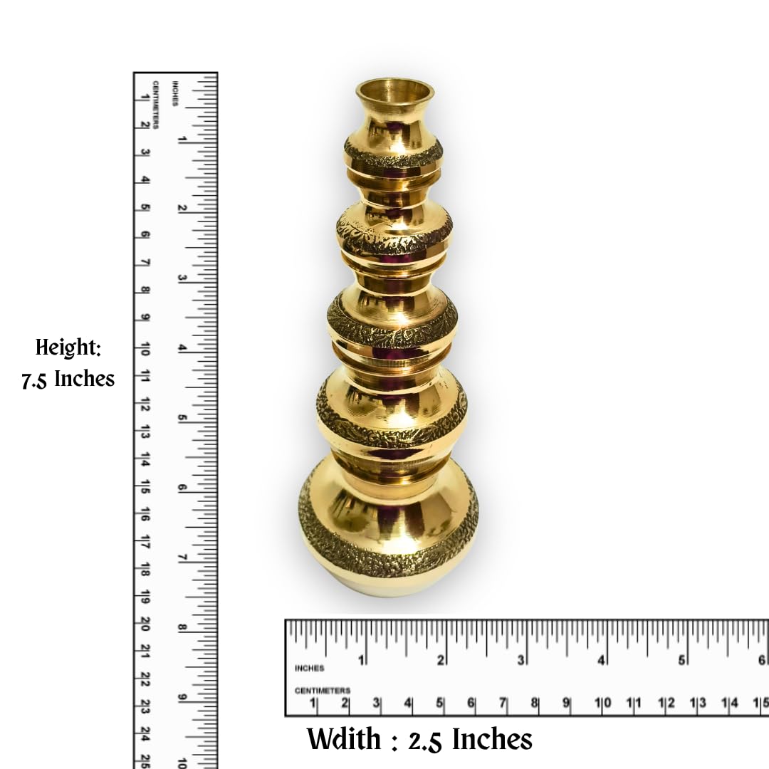 Brass Kubera Kudam Set of 5