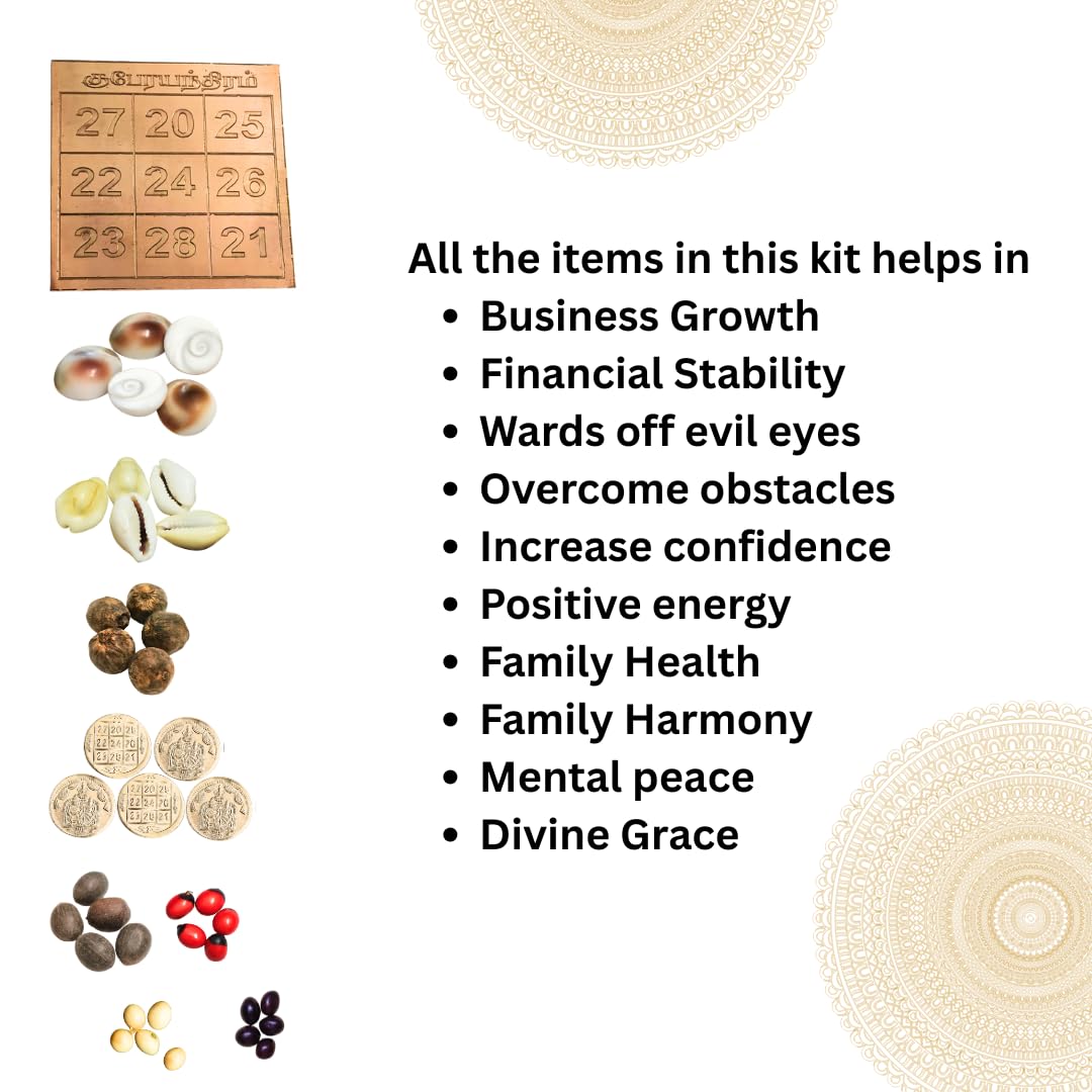 Kuber Pooja Set  (9 Item 5 No Combo)