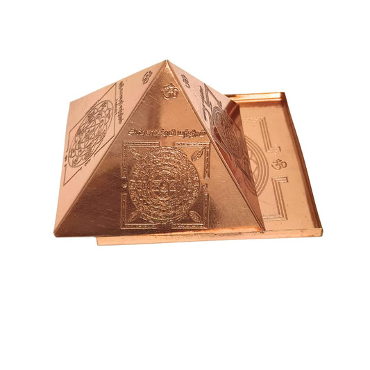 Copper Vastu Pyramid Hollow 3 Inch