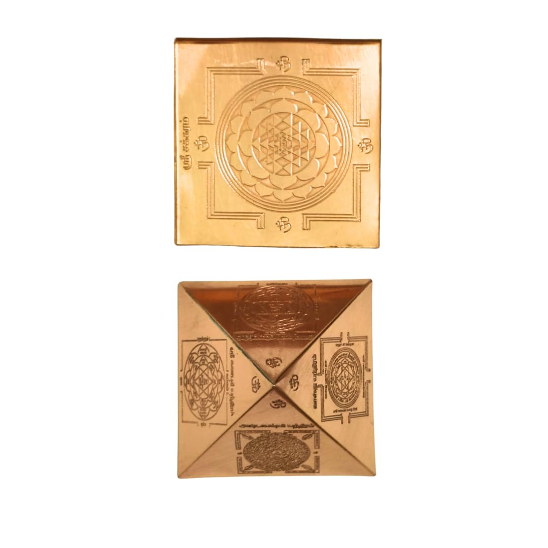 Copper Vastu Pyramid Hollow 3 Inch