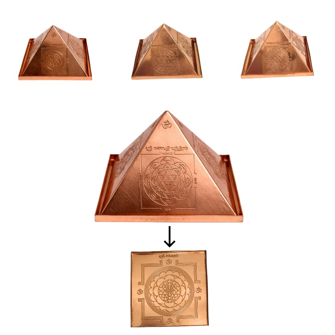Copper Vastu Pyramid Hollow 3 Inch