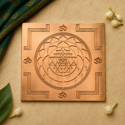 Sri Chakra Yantra Copper 3 inch