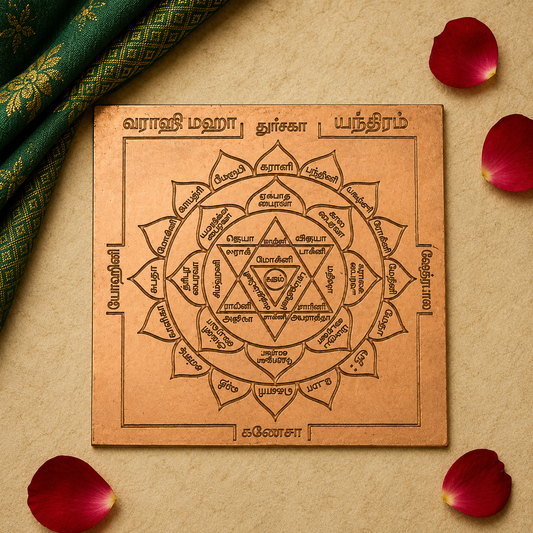 Varahi Devi Yantra Copper Size 3 Inch