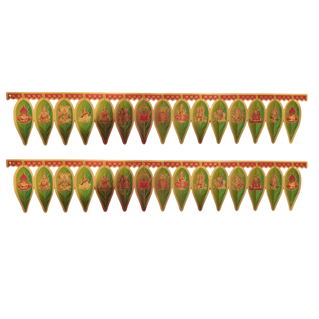 Toran - Gold Mango Leaves